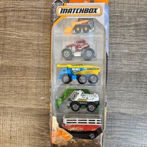Matchbox Construction 2017 Work Horses 5-Pack --ITEM #2112